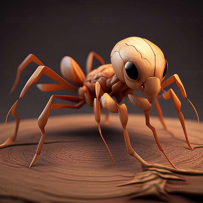 3D model Pheidole ariel (STL)